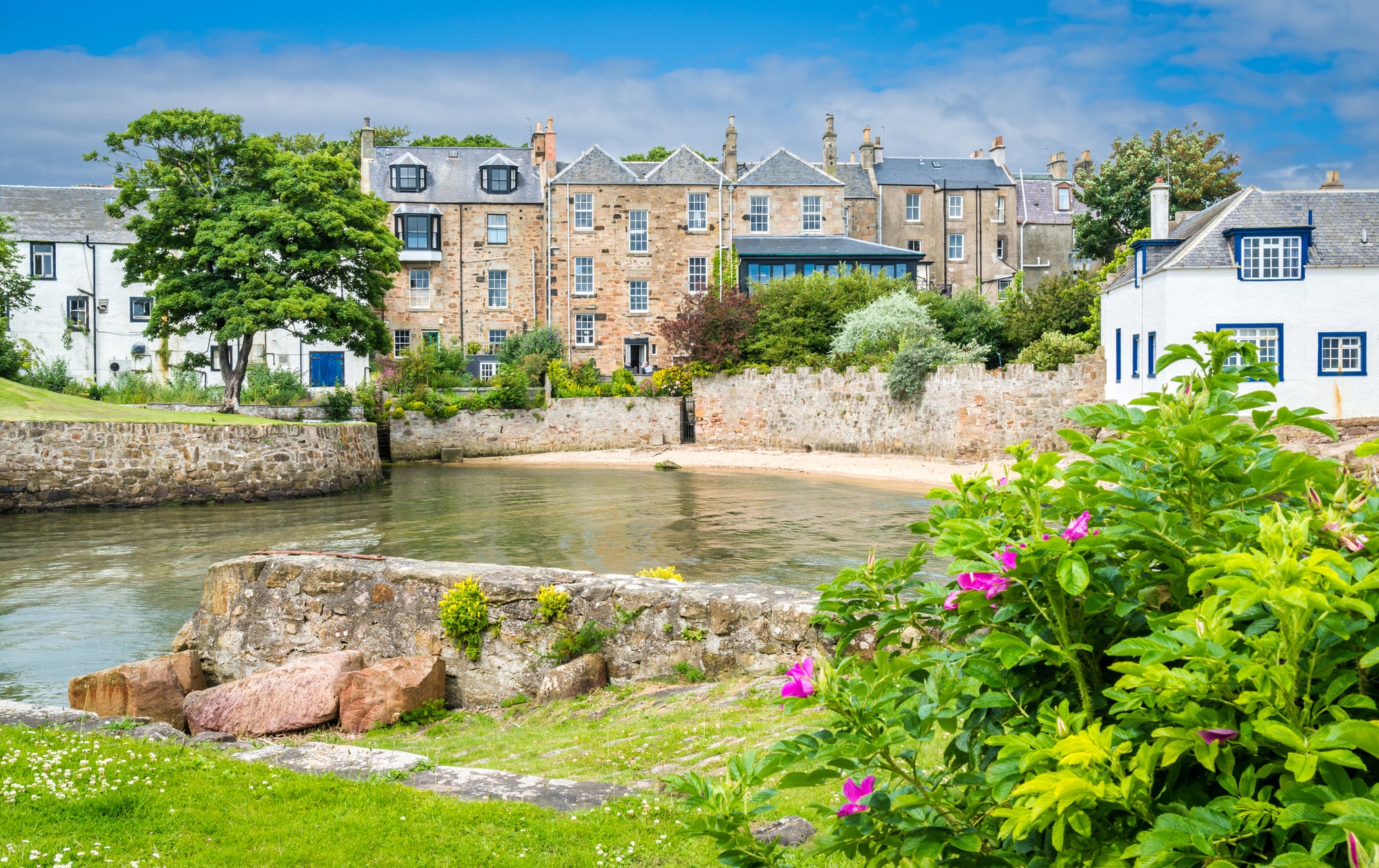 Anstruther harbour and fish and chips